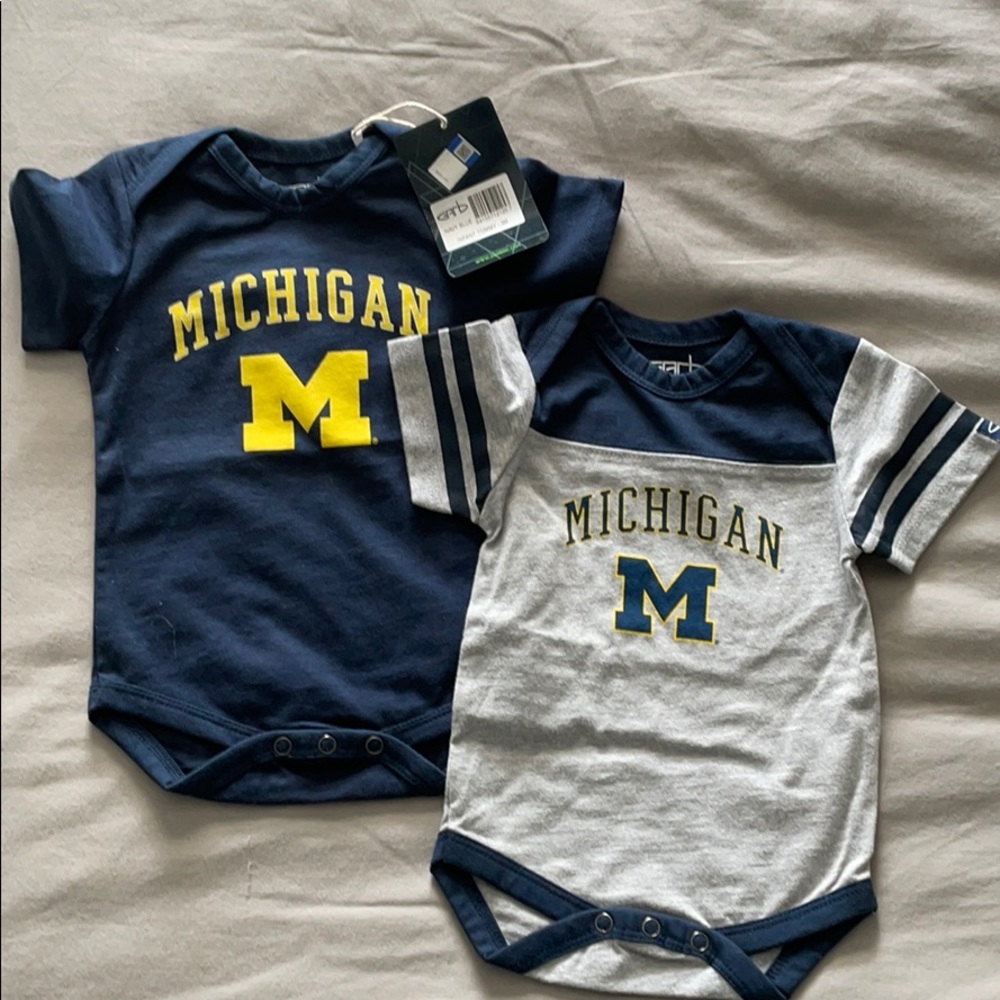 Michigan (3m) onesie set of 2
